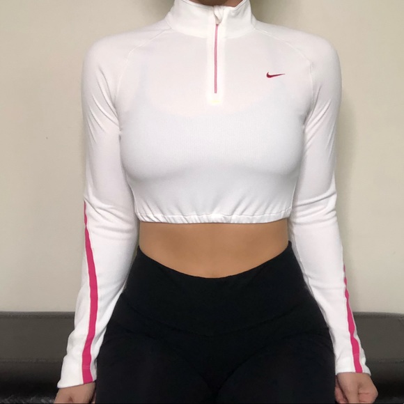 Nike Tops - NIKE Crop Quarter Zip